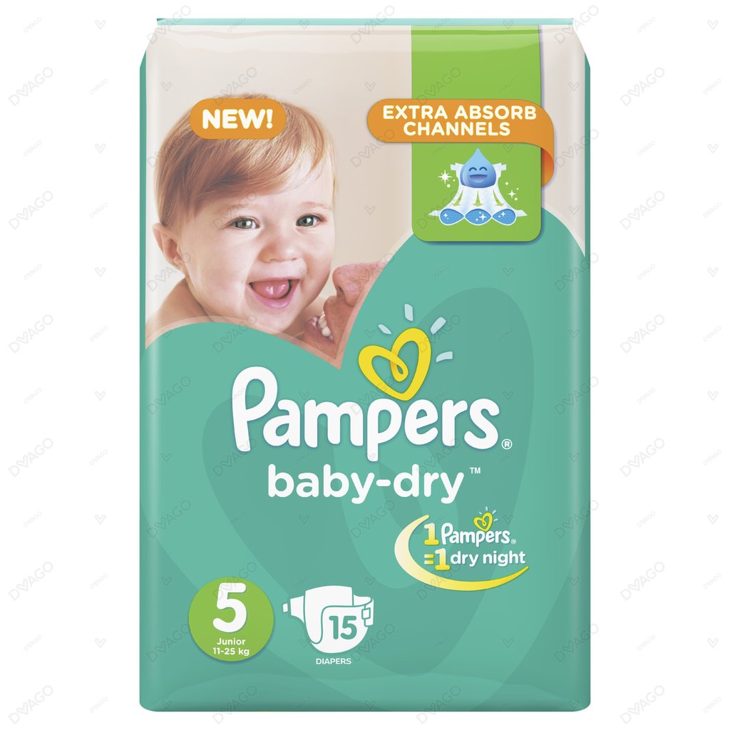 4x Pampers Baby Dry Luiers Maat 6 (13-18 kg) 22 stuks